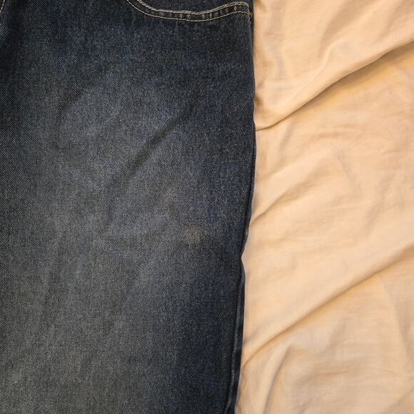 SouthPole Jeans Size 36x32 Dark Blue Heavy Denim Y2K Baggy *read* - Picture 14 of 16